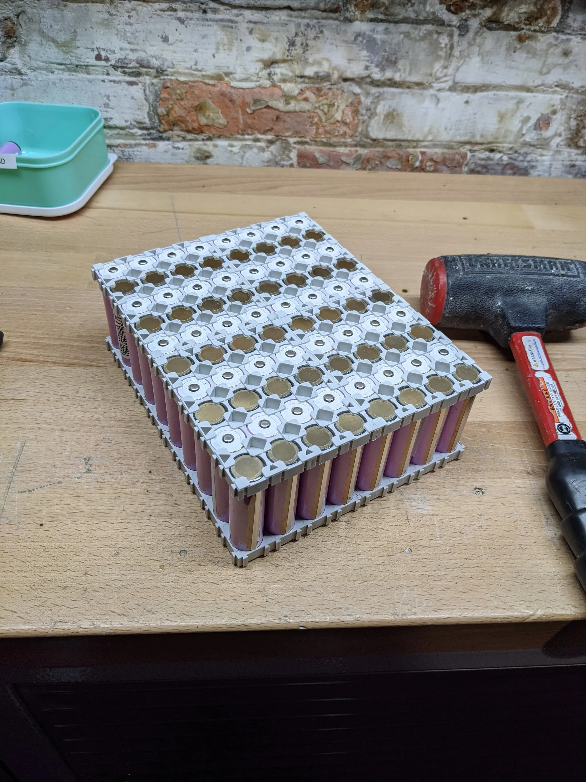 All the cells installed