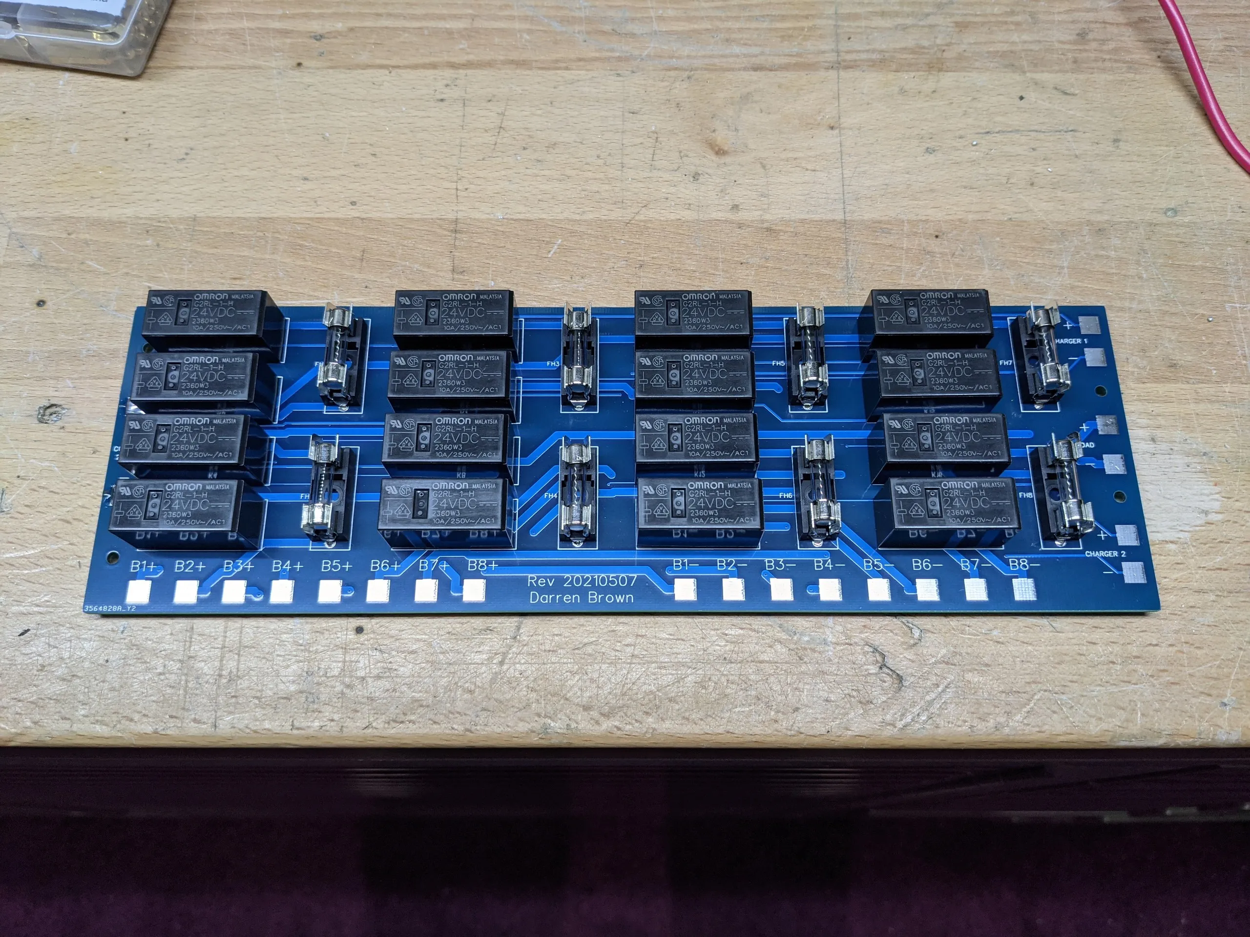 And my first PCB in the flesh!