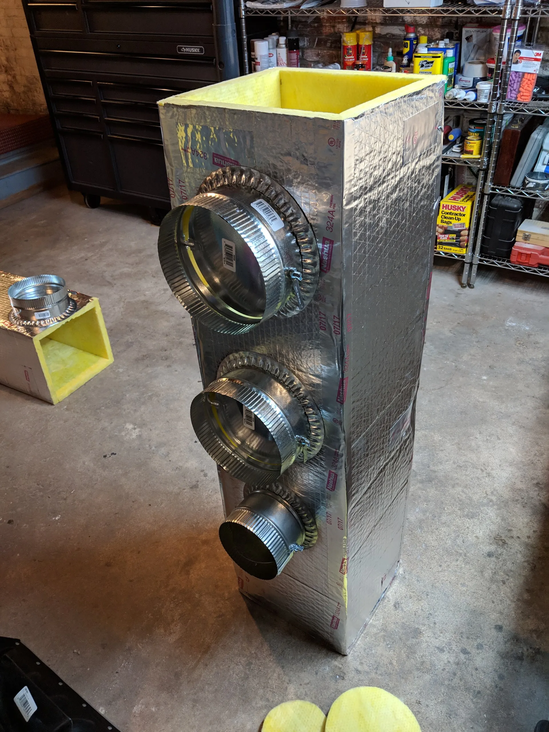 Building the new duct header
