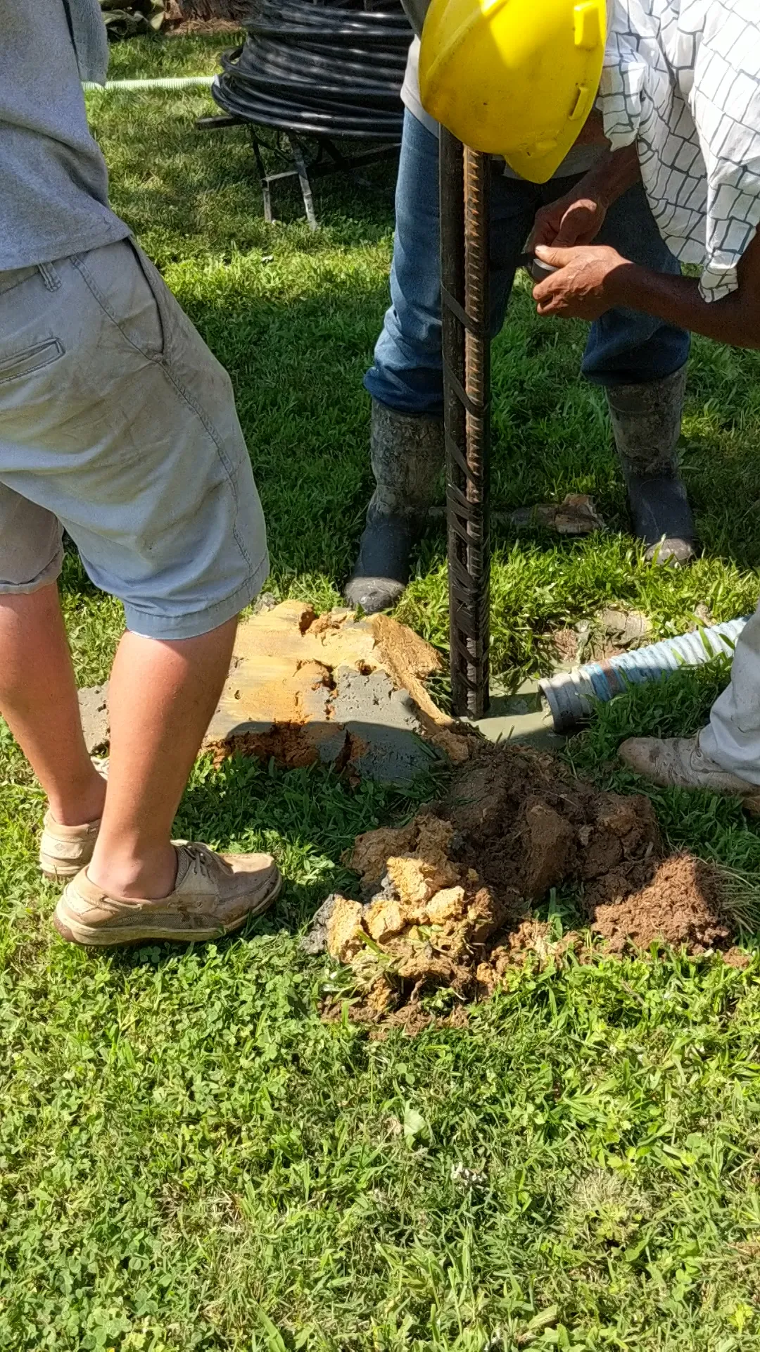 Installing some loop piping