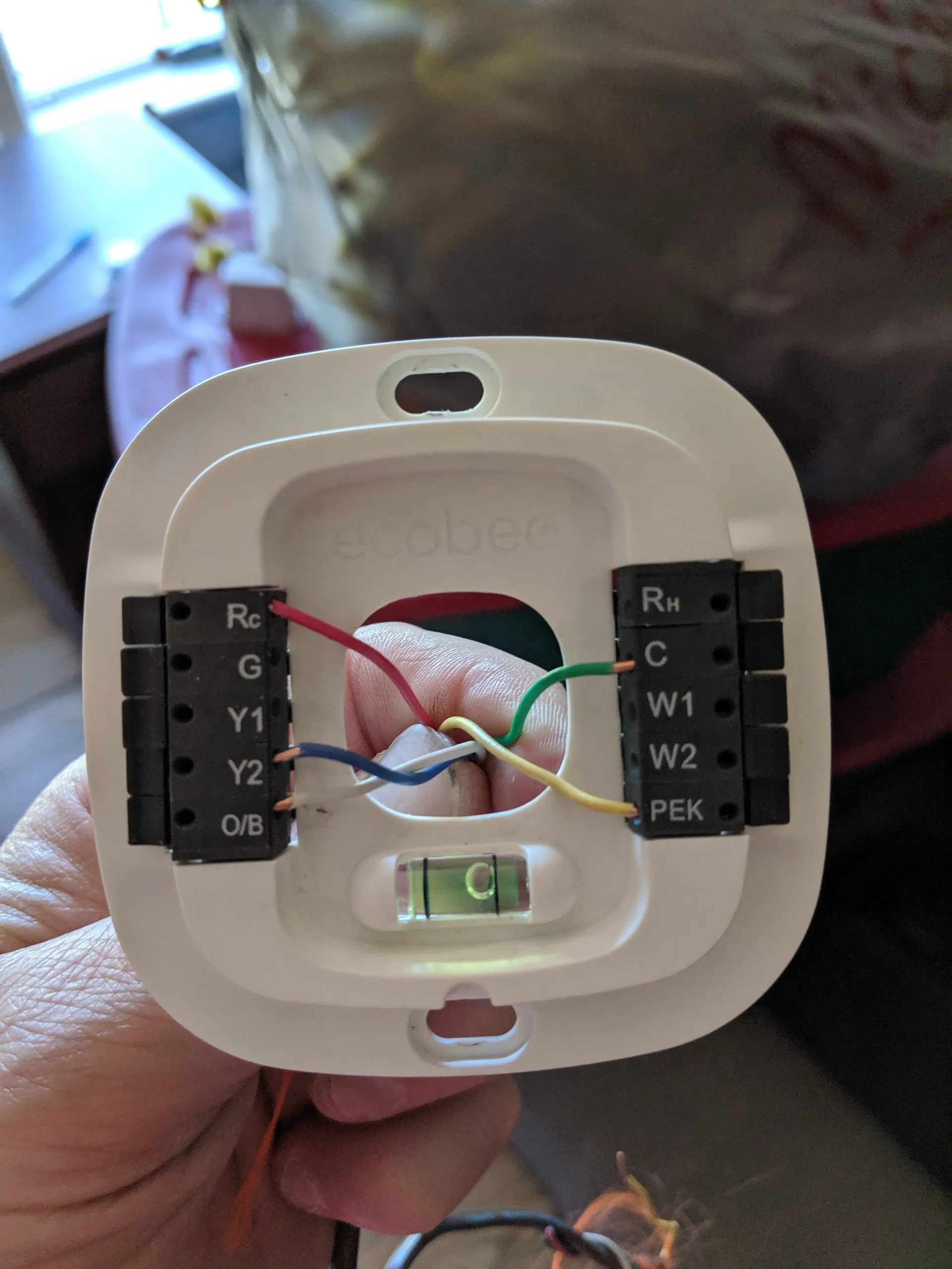 New wiring with PEK