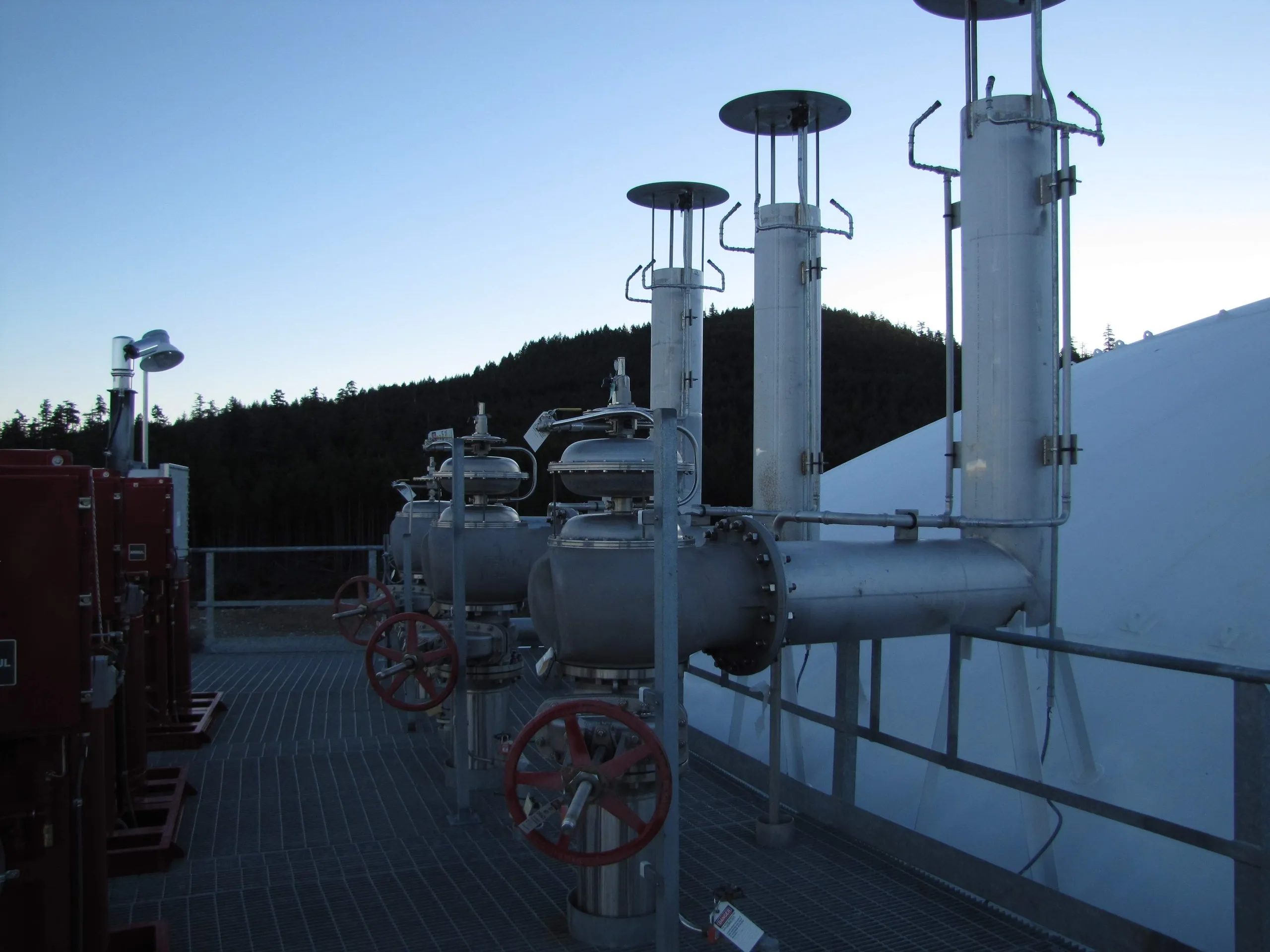 Tank relief valves