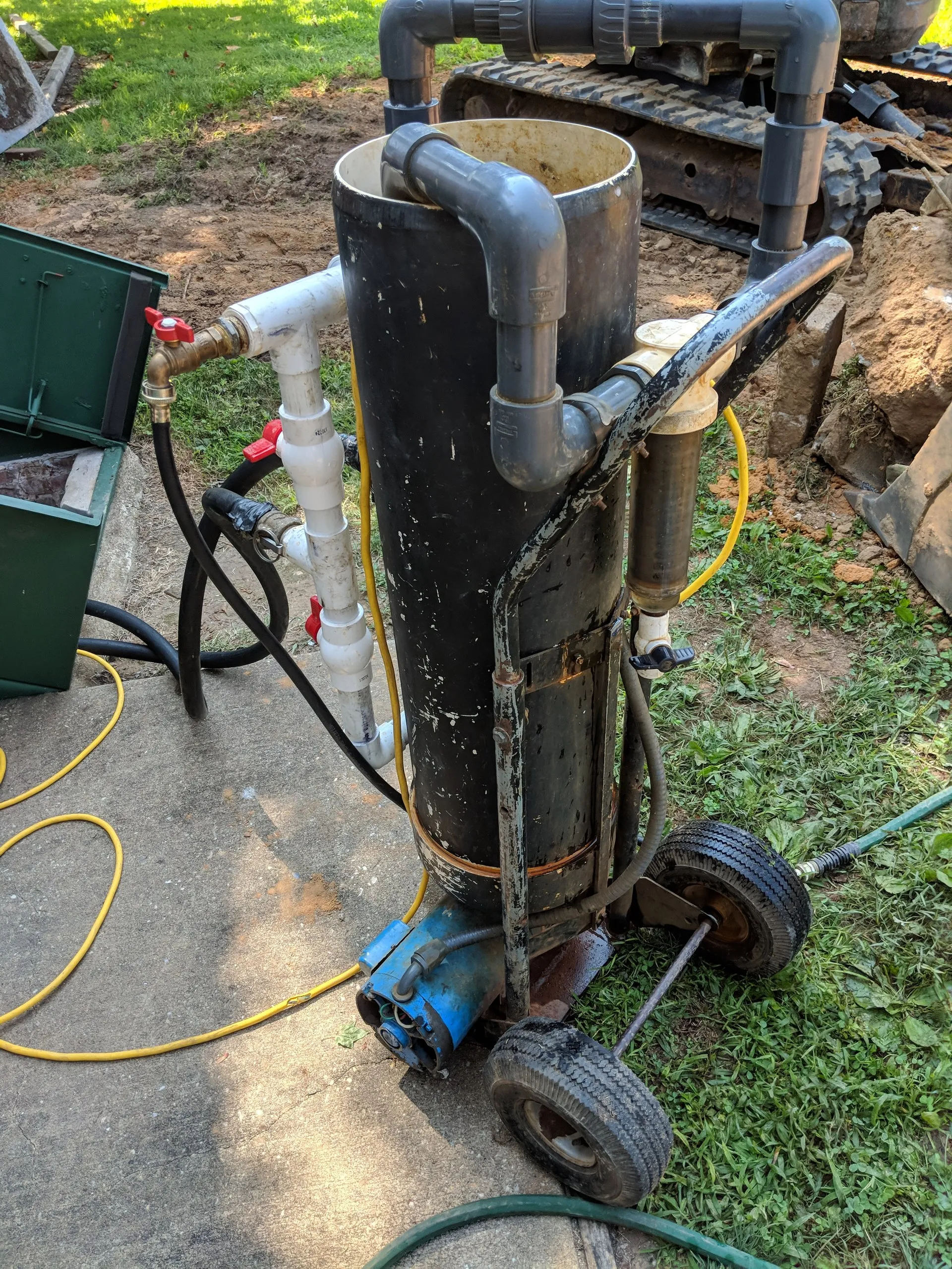 The filling/purging rig