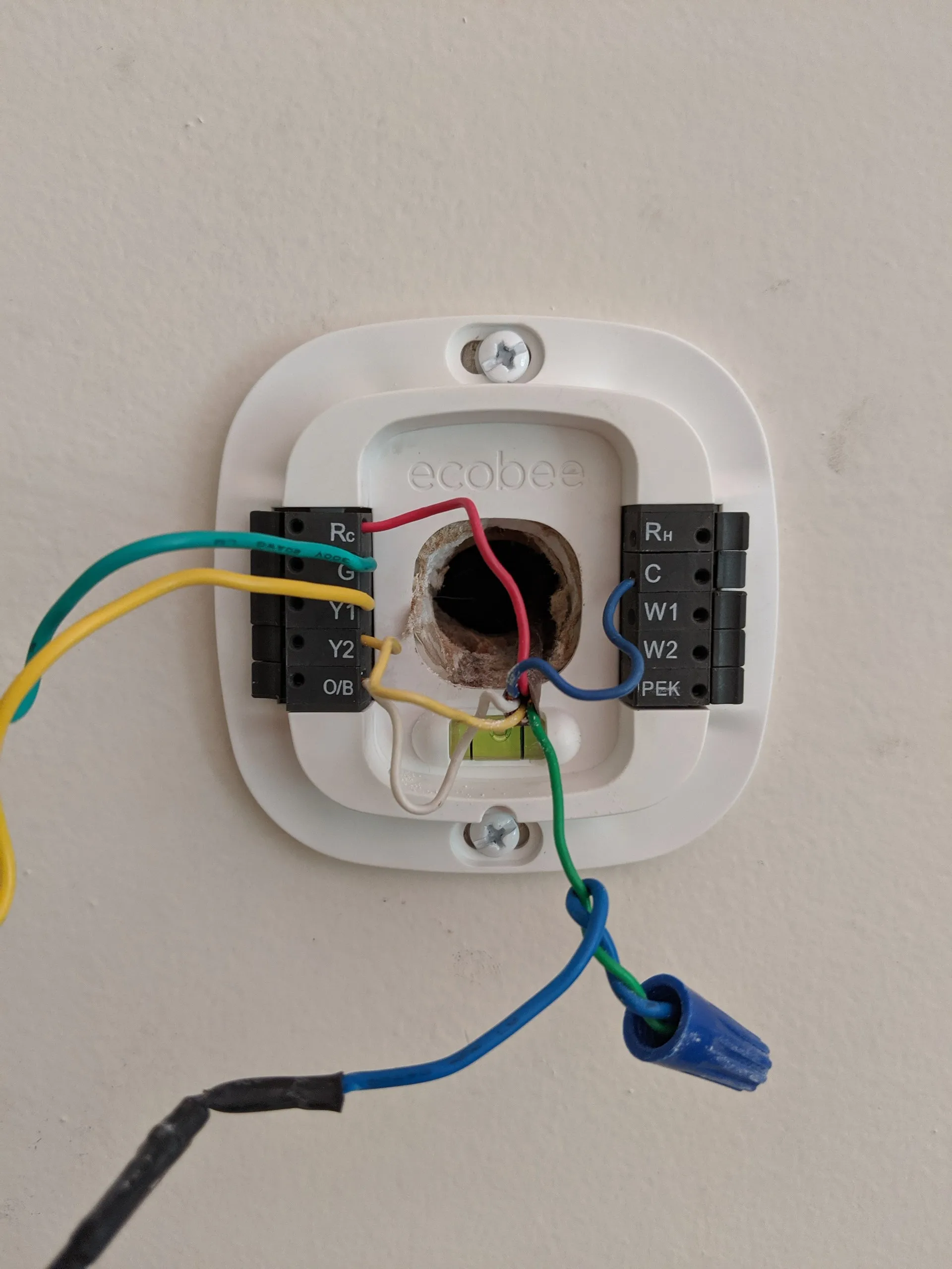 Wiring by contractor - pulled out diode