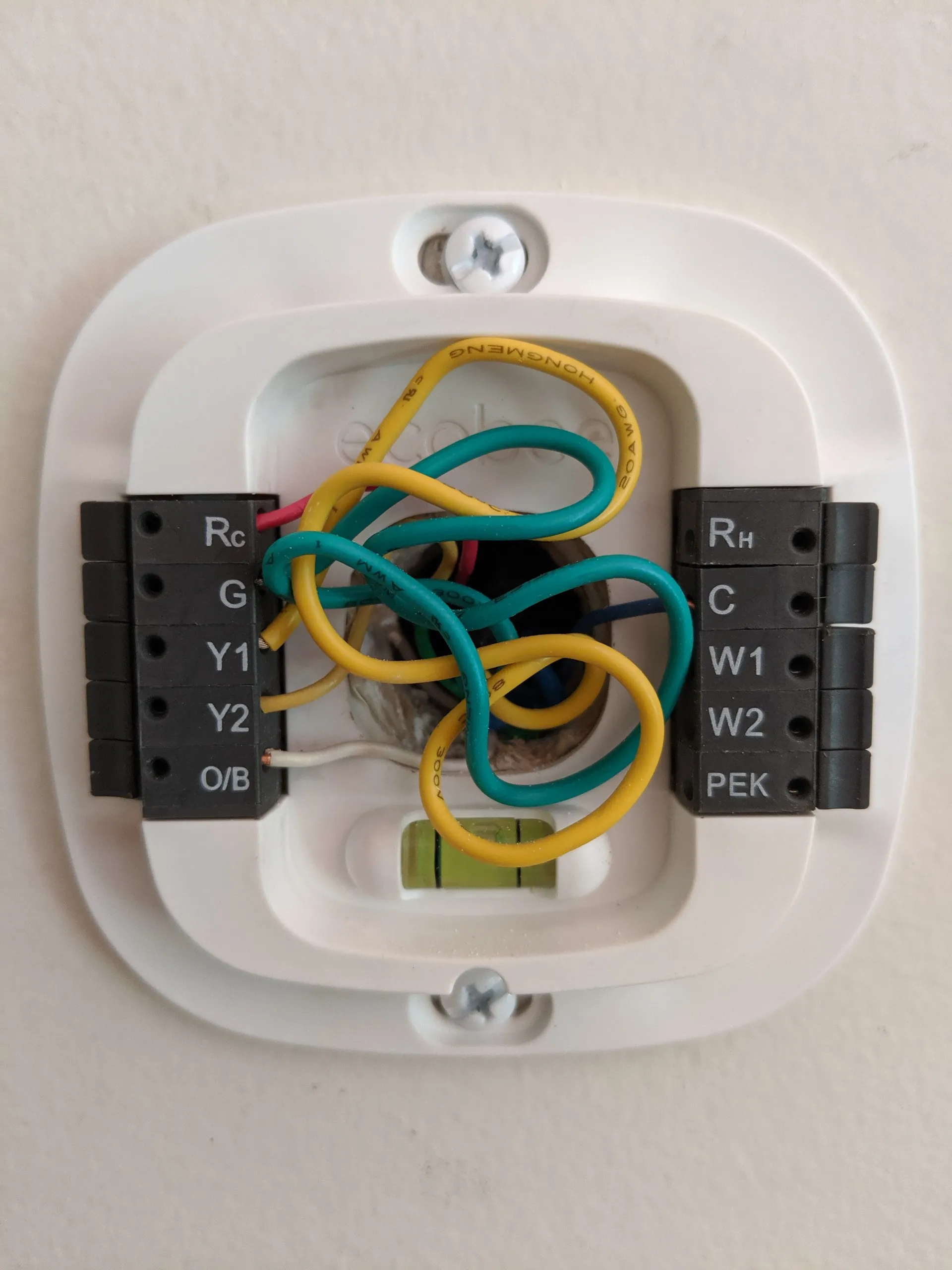 Wiring by contractor